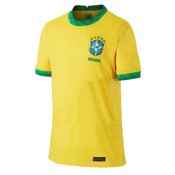 Tailandia Camiseta Brasil 1st 2020 Amarillo